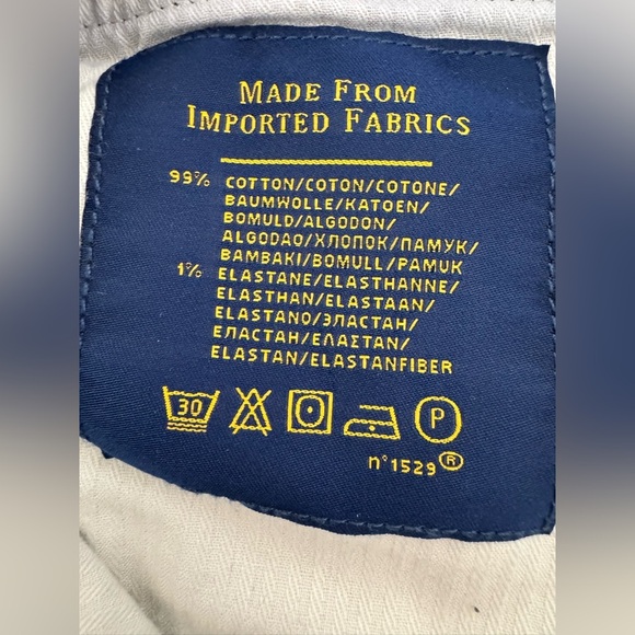 Men’s Polo Ralph Lauren Preppy Classic Fit Corduroy Indigo Blue Relaxed Pants - Picture 6 of 7